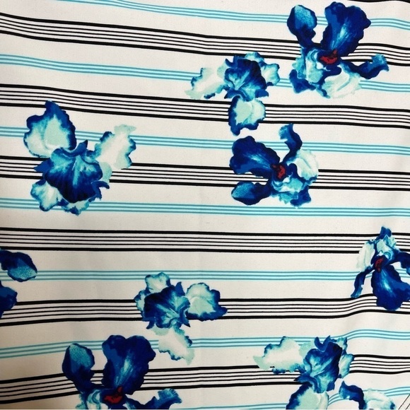 SEA Swimwear High Waist Bikini Bottom Floral Stripe Full Coverage Controlling - Picture 3 of 8